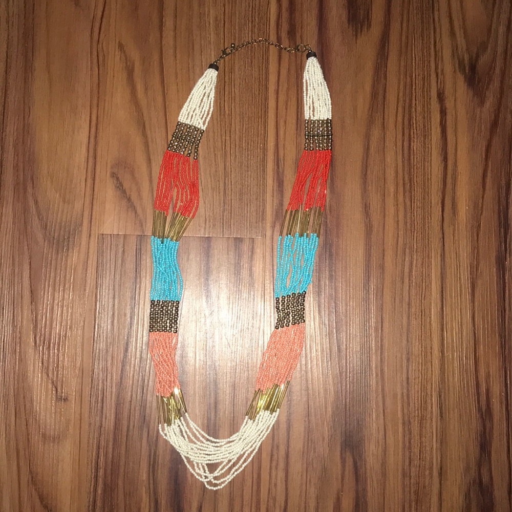 Long beaded necklace